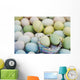 Easter Eggs And Basket Wall Mural