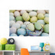 Easter Eggs And Basket Wall Mural