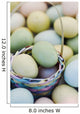 Easter Eggs And Basket Wall Mural