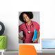 Smiling Black Nurse Wall Mural