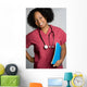 Smiling Black Nurse Wall Mural