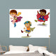 Super Hero Kids Wall Decal