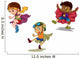 Super Hero Kids Wall Decal