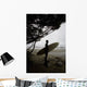 Surfer Looking Out To The Water Wall Mural