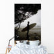 Surfer Looking Out To The Water Wall Mural