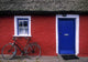 Askeaton, Co Limerick, Ireland, Bicycle In Front Of A House Wall Mural