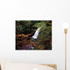 High Angle View Of A Waterfall Wall Mural
