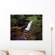 High Angle View Of A Waterfall Wall Mural