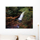 High Angle View Of A Waterfall Wall Mural