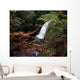 High Angle View Of A Waterfall Wall Mural