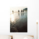 Four People Horseback Riding On A Coastal Beach, Ireland Wall Mural