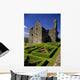 A Garden In Front Of Tully Castle Near The Village Of Blancey Wall Mural