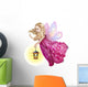 Lantern Holding Fairy Child Wall Decal