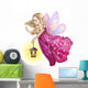 Lantern Holding Fairy Child Wall Decal