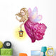 Lantern Holding Fairy Child Wall Decal