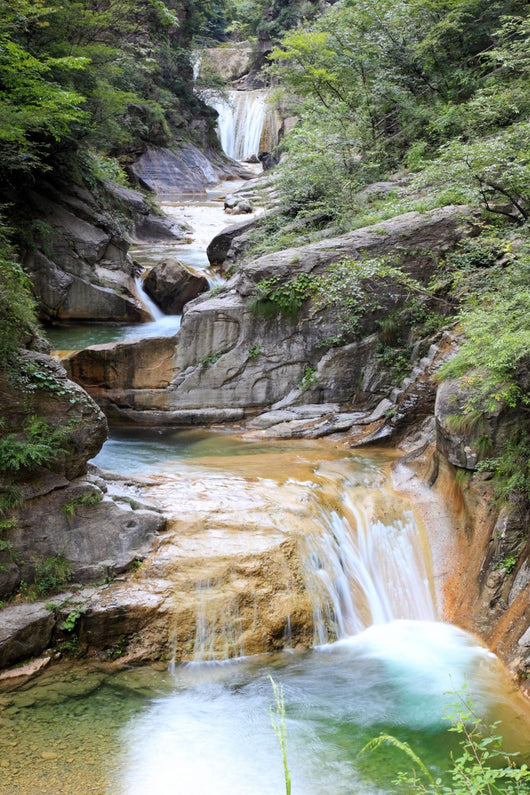 Water falls and cascades of Yun-Tai Mountain China Wall Mural