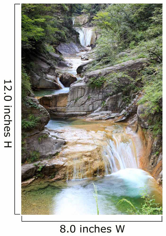 Water falls and cascades of Yun-Tai Mountain China Wall Mural