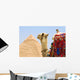 Camel Near A Pyramid, Giza, Egypt Wall Mural