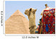 Camel Near A Pyramid, Giza, Egypt Wall Mural