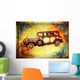 Old Classic Car Retro Wall Decal