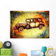 Old Classic Car Retro Wall Decal