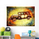 Old Classic Car Retro Wall Decal