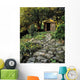 Gazebo And Path, Ballinlough Castle, Co Westmeath, Ireland Wall Mural