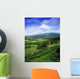 High Angle View Of Fields On A Landscape Wall Mural