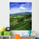 High Angle View Of Fields On A Landscape Wall Mural