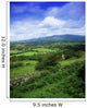 High Angle View Of Fields On A Landscape Wall Mural