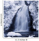Low Angle View Of A Waterfall Wall Mural