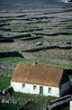 High Angle View Of A Cottage On A Landscape Wall Mural