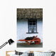 Wheelbarrow In Front Of A Window Of A Cottage Wall Mural