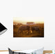Ponies Grazing In A Field Wall Mural