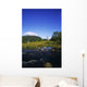 Round Tower And River In The Forest Wall Mural