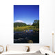 Round Tower And River In The Forest Wall Mural