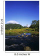 Round Tower And River In The Forest Wall Mural