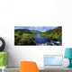 High Angle View Of A Waterfall Wall Mural