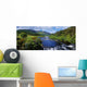 High Angle View Of A Waterfall Wall Mural