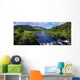 High Angle View Of A Waterfall Wall Mural
