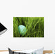 Speckled Egg In The Grass Wall Mural