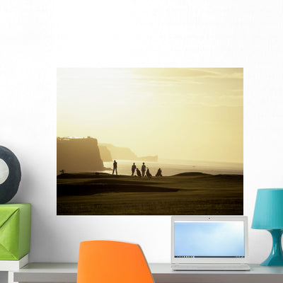 Ballycastle Golf Club Co Wall Mural shown on a wall