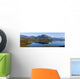 Reflection Of Trees And Mountains In A Lake Wall Mural