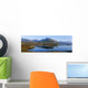 Reflection Of Trees And Mountains In A Lake Wall Mural