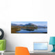 Reflection Of Trees And Mountains In A Lake Wall Mural