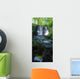 Low Angle View Of A Waterfall Wall Mural