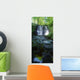 Low Angle View Of A Waterfall Wall Mural