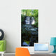 Low Angle View Of A Waterfall Wall Mural