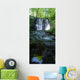 Low Angle View Of A Waterfall Wall Mural