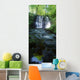 Low Angle View Of A Waterfall Wall Mural